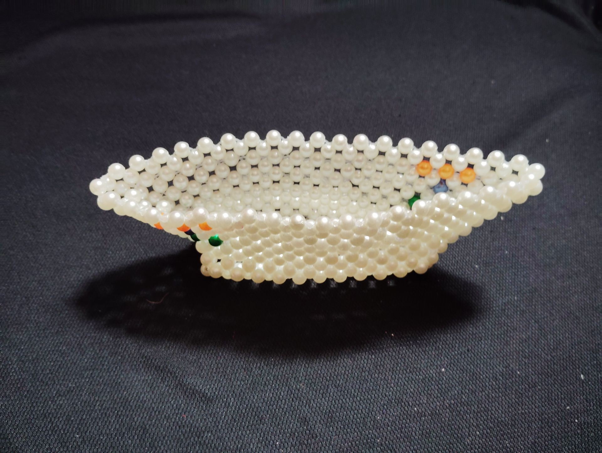 Beads boat basket 